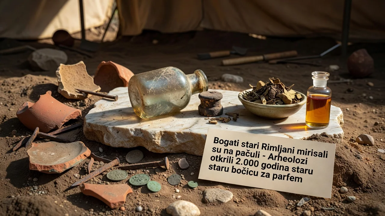 Bogati stari Rimljani mirisali su na pačuli - Arheolozi otkrili 2.000 godina staru bočicu za parfem