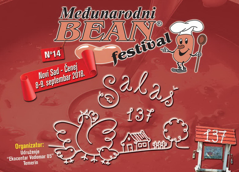 Međunarodni Bean festival 9. septembra na Salašu 137 u Čeneju